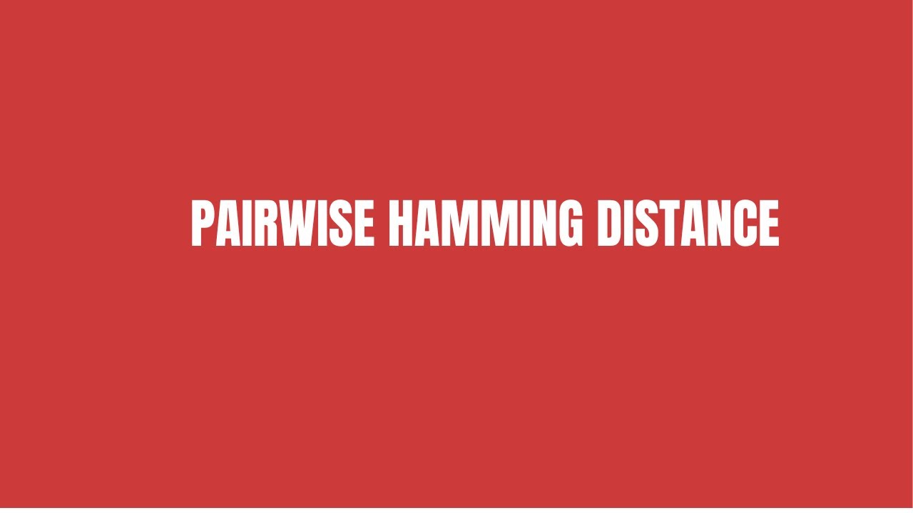 Sum of Pairwise hamming distance | Medium | InterviewBit Problem | Interview Preparation