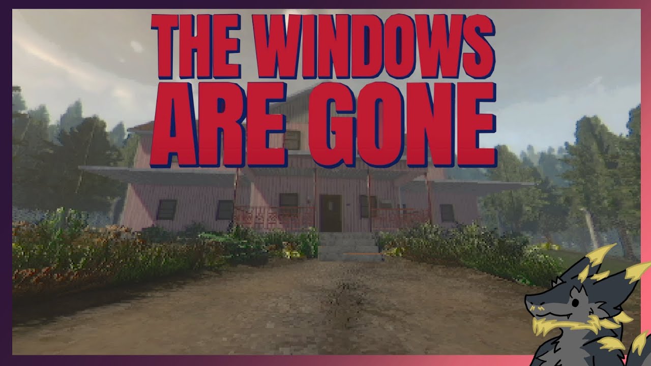 The Windows are gone (und die T&uuml;r auch) 😱