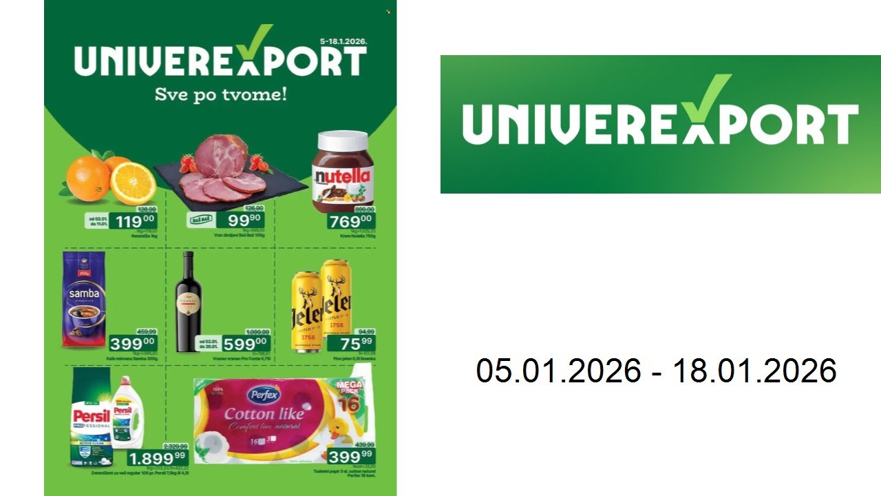 Univerexport katalog - 05.01.-18.01.2026