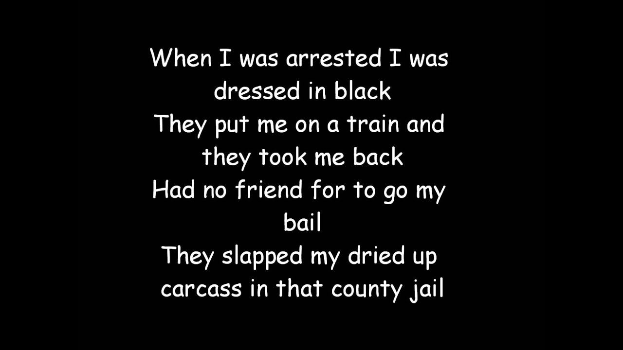 Johnny Cash - Cocaine Blues Lyrics