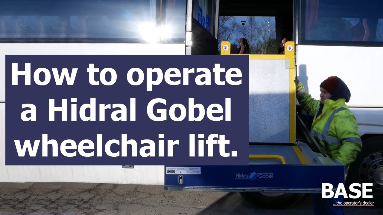 How to Operate a Hidral Gobel Wheelchair Lift | Instructional Video (CC)
