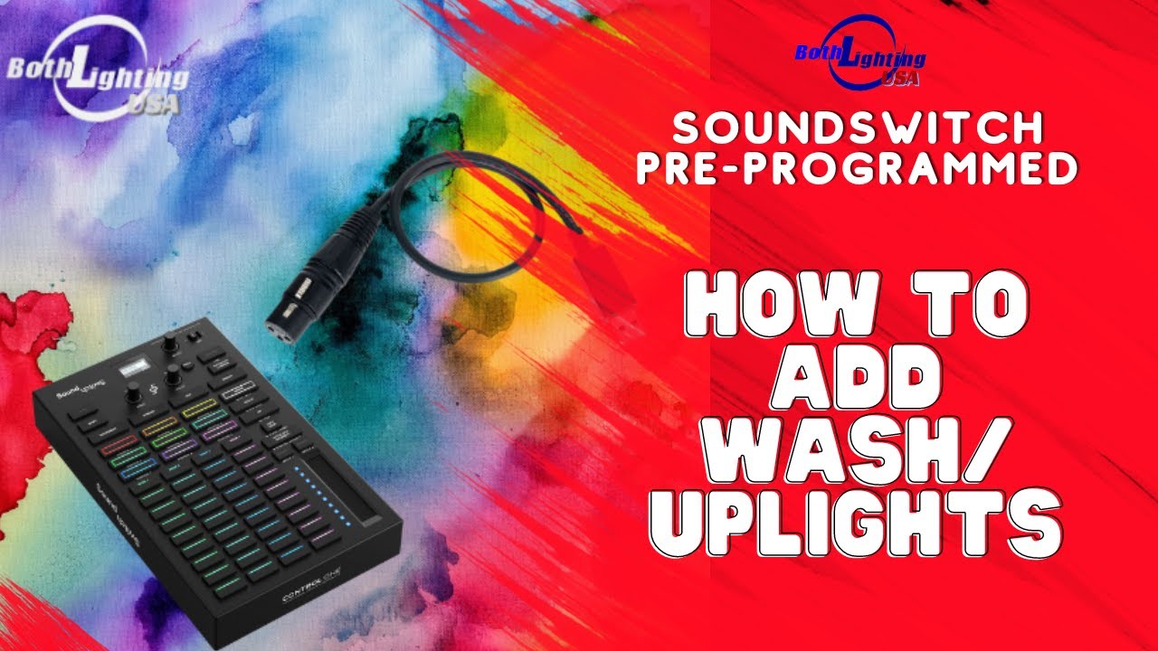 Как добавить приборы заливающего света в Sound Switch