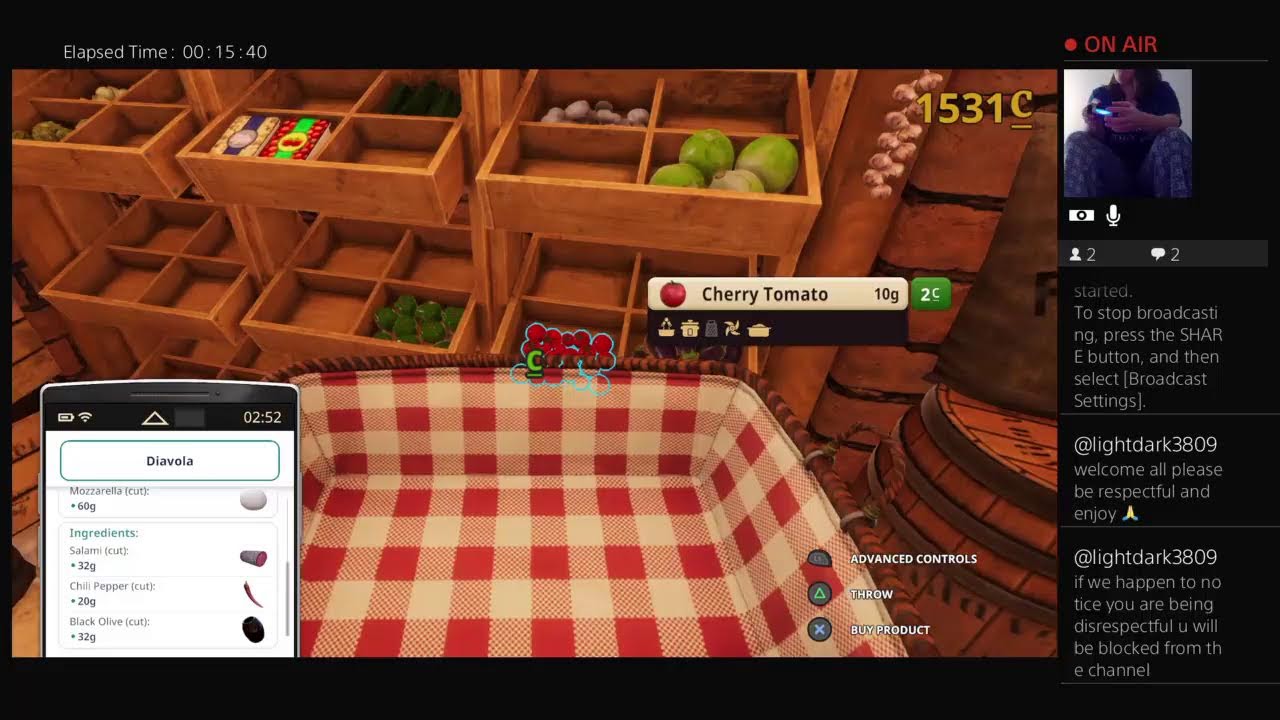 Cooking simulator