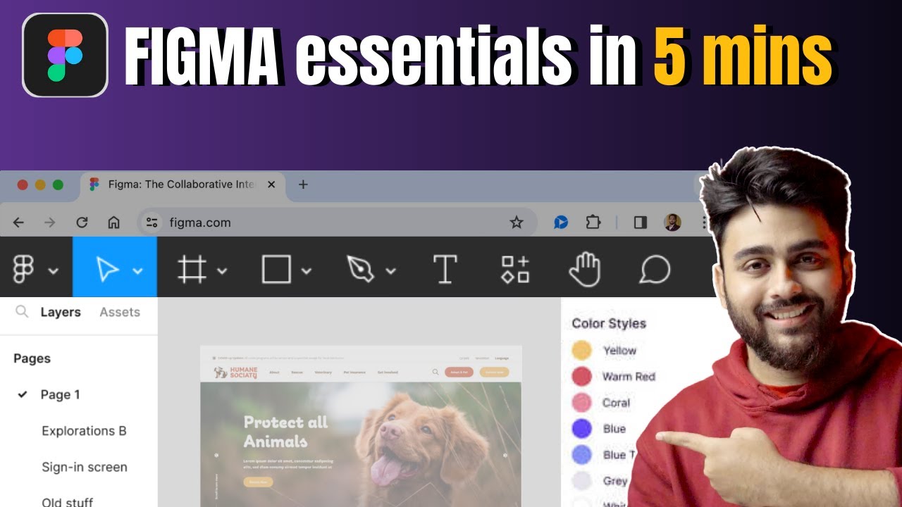 Figma Essentials - Build Website in 5 mins
