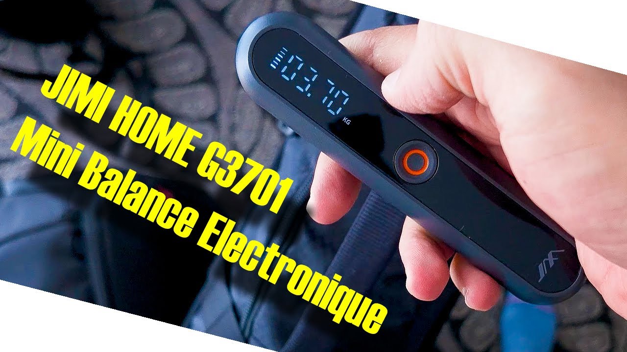 🔴 Mon compagnon de voyage idéal | balance électronique JIMIHOME G3701