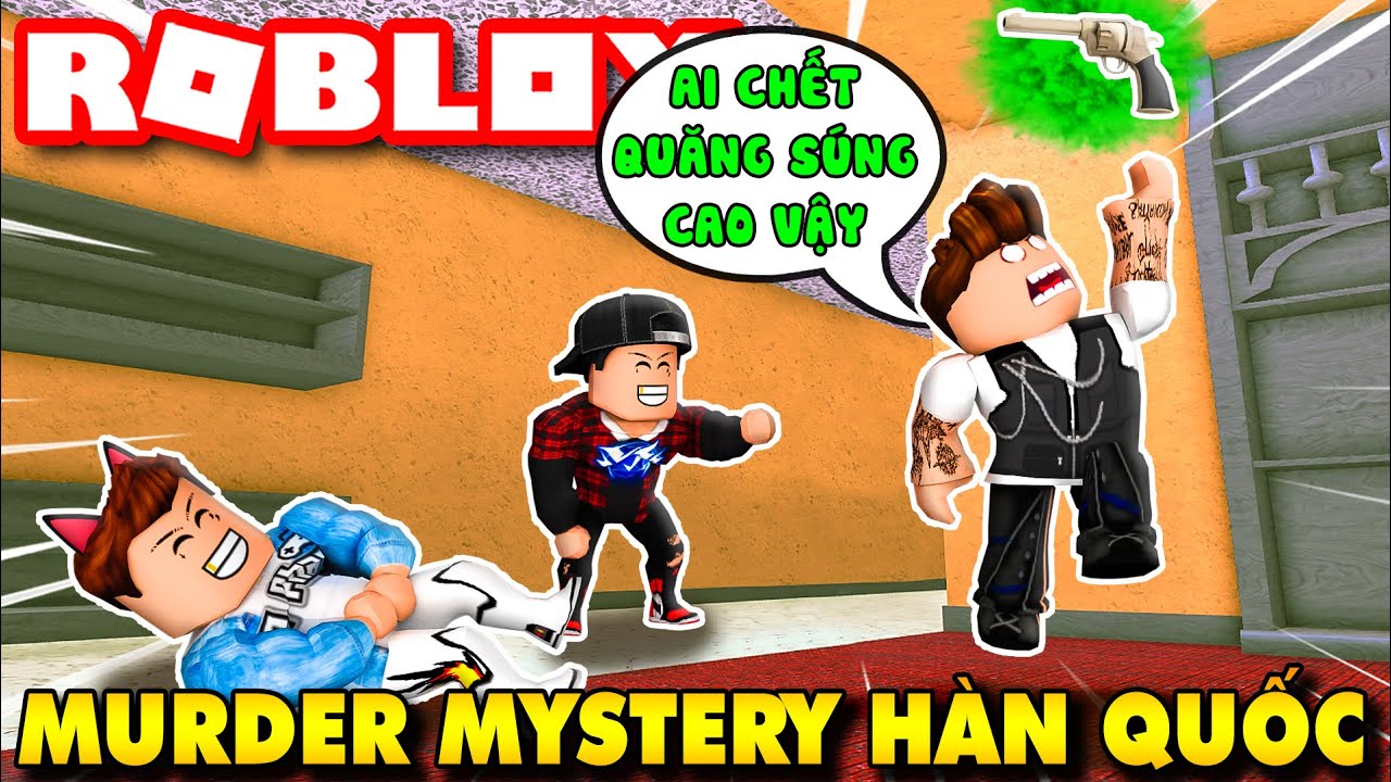 Roblox | KIA CƯỜI MUỐN NỘI THƯƠNG KHI BẢO MẬP CỐ NHẢY ĐỂ LẤY SÚNG TRÊN CAO - 한국 머더 | KiA Phạm
