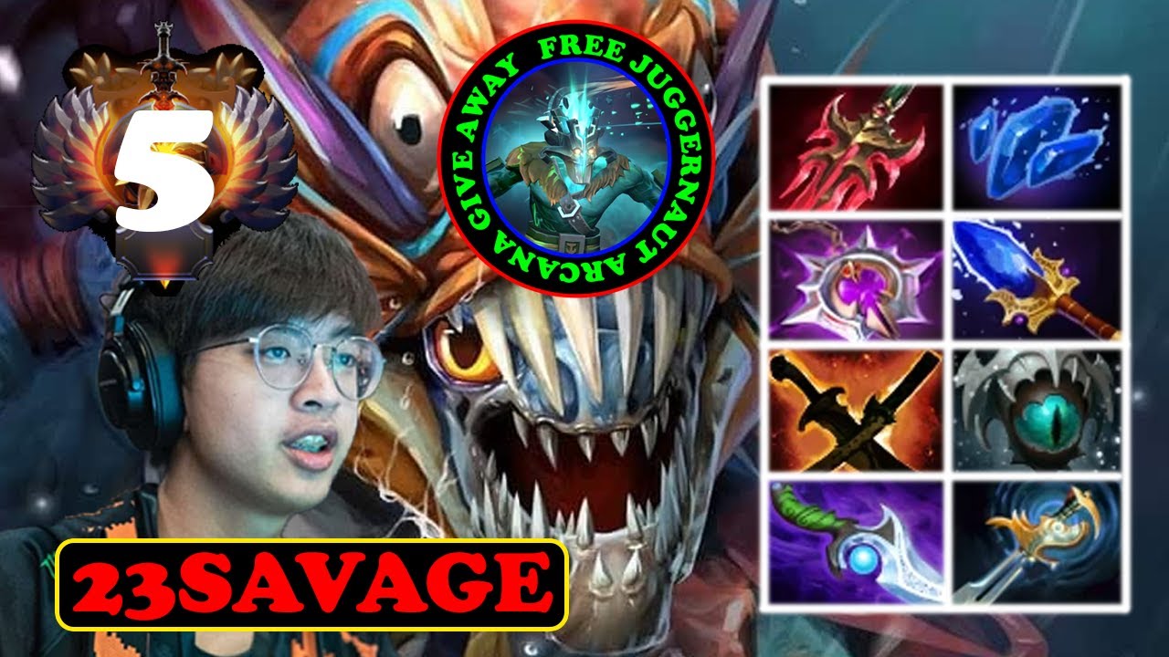 23SAVAGE SMURFING SLARK VS CATACLYSM RAVAGE COMBO GAME OF SKILLS | DOTA2ORBS