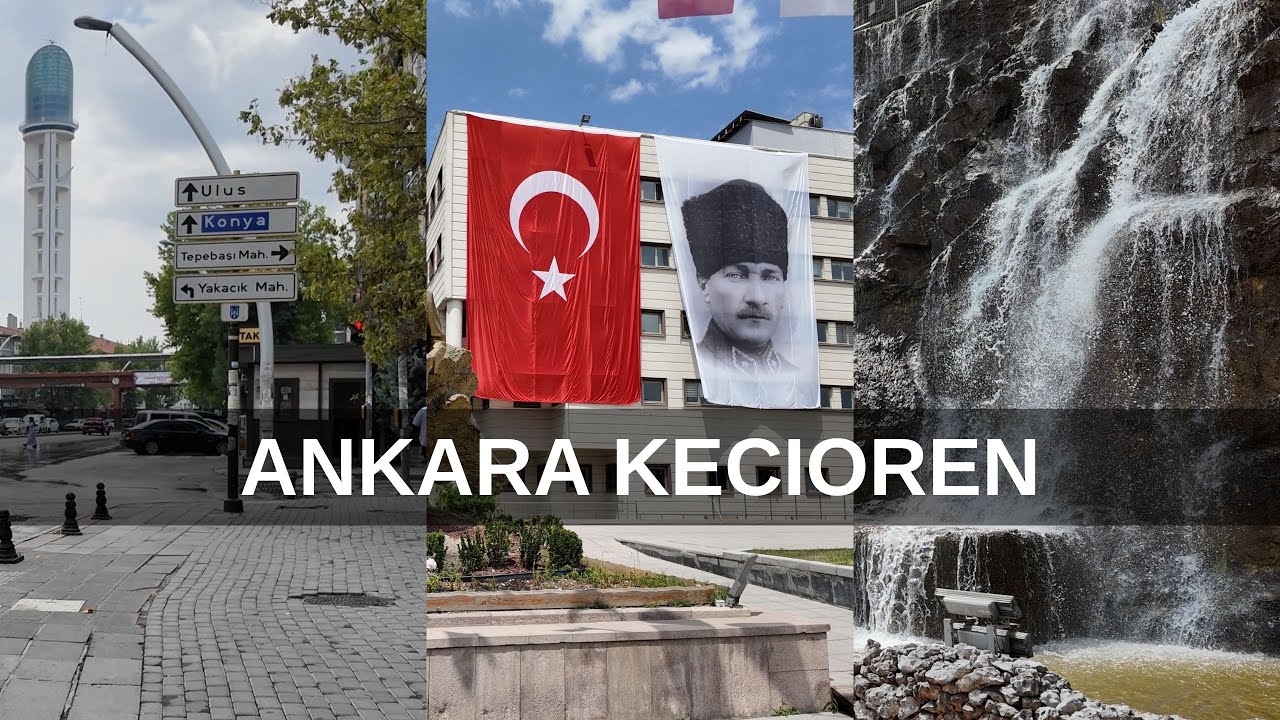 Walking in Kecioren Ankara | Fatih Street to Kecioren Waterfall | 4K City Walk