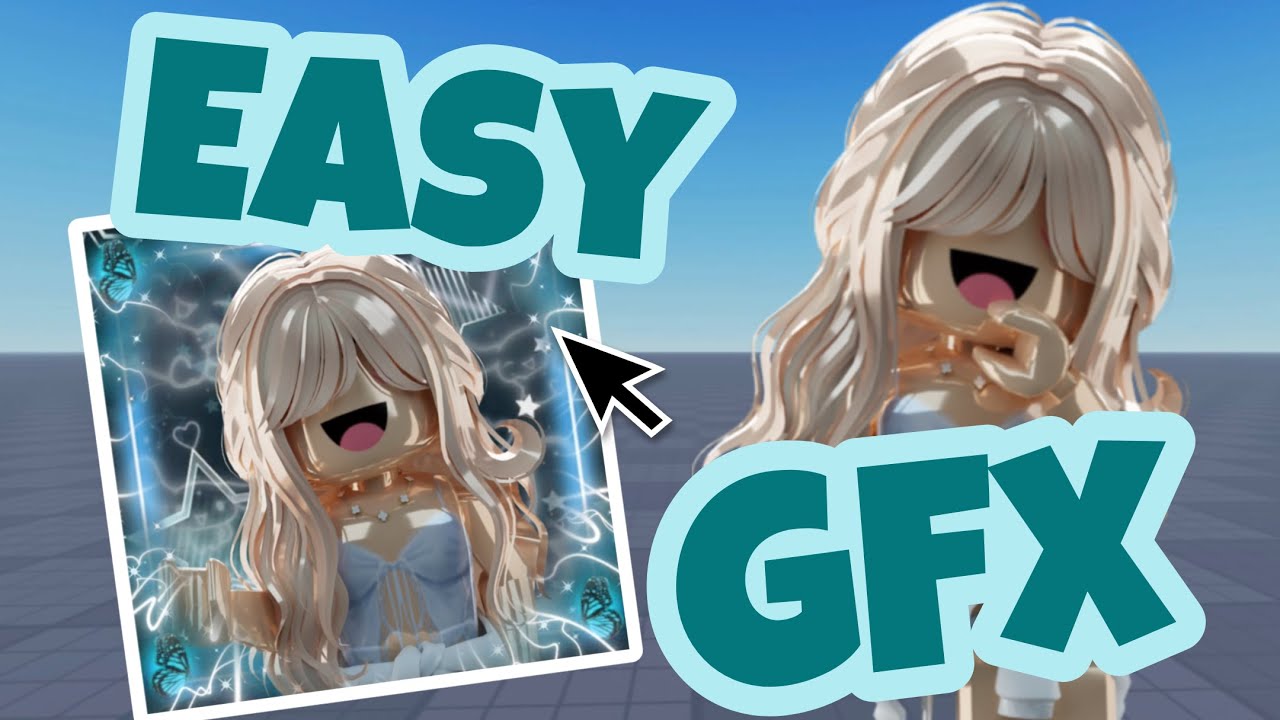 How to Make a ROBLOX GFX for BEGINNERS! | Easy GFX Tutorial