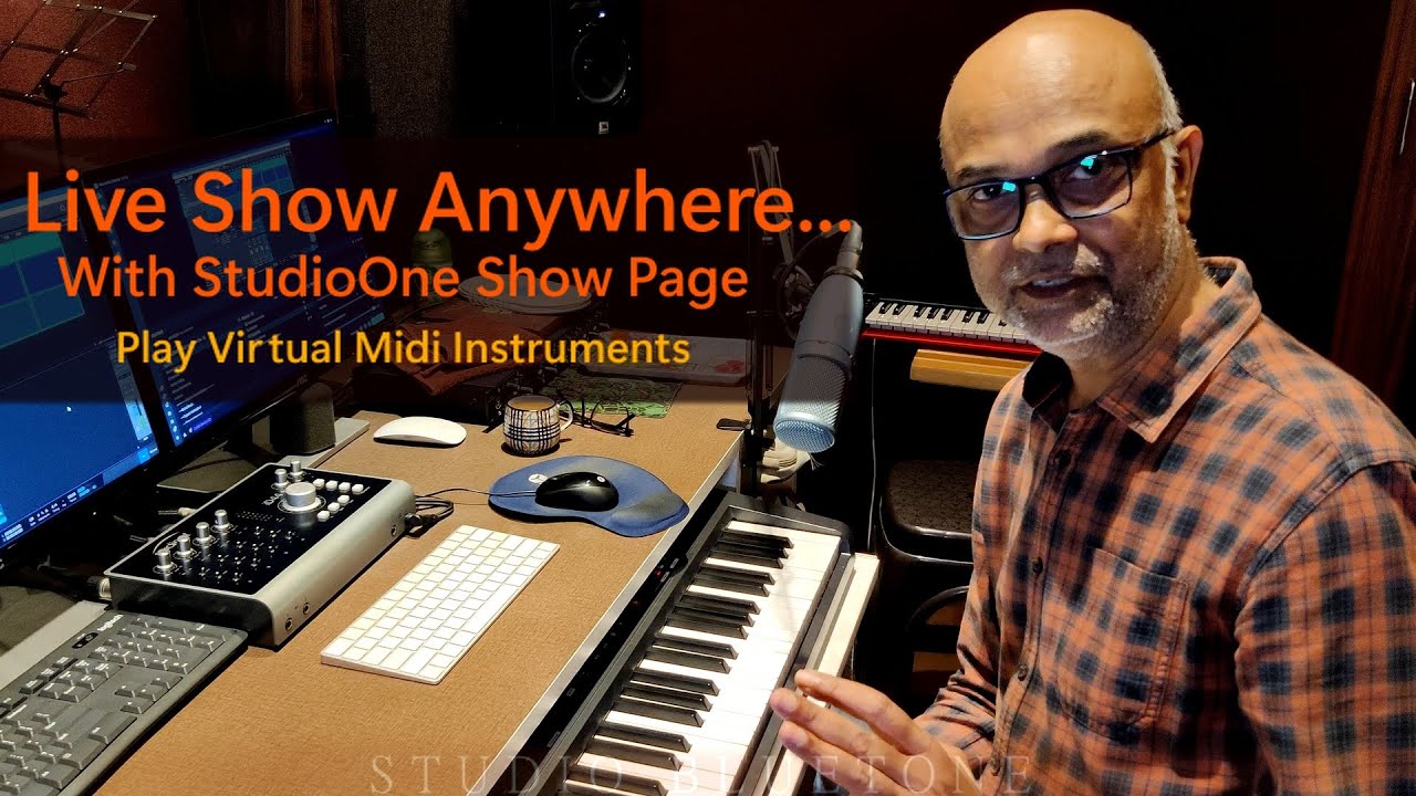 How to Play Virtual Instruments live On Stage | Studio One | Show Page