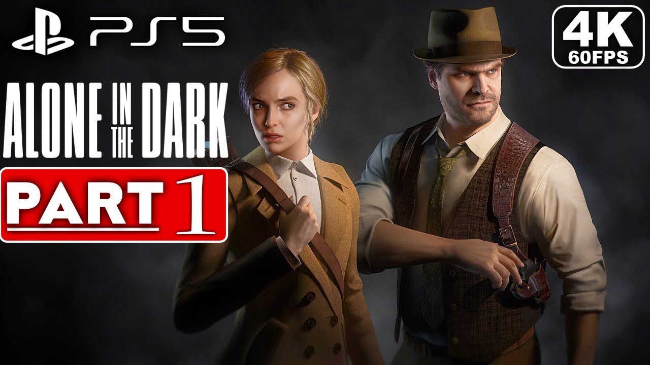 ALONE IN THE DARK Gameplay Walkthrough Part 1 FULL DEMO [4K 60FPS PS5] - No Commentary