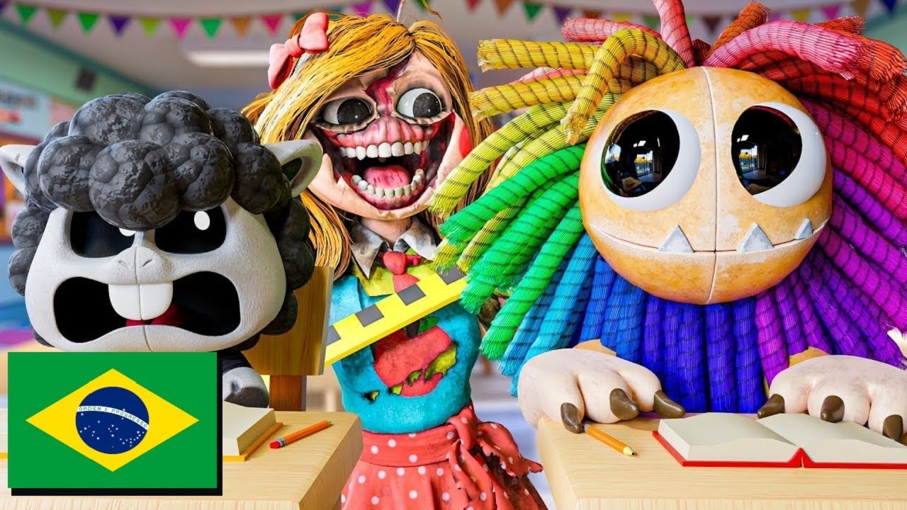 BABA CHOPS foi para a ESCOLA! - Poppy Playtime 4 Animação