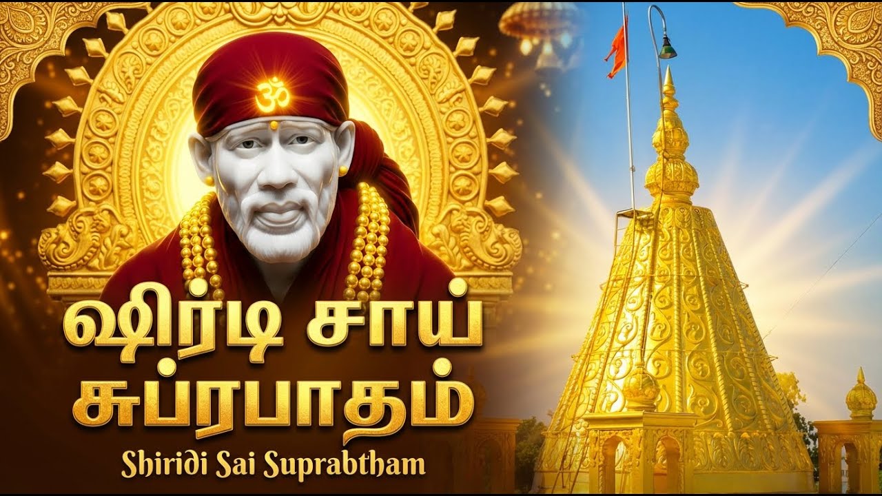 Sai Suprabhatam Tamil With Lyrics |  சாய் பாபா சுப்ரபாதம் | Sai Baba Tamil Devotional Songs