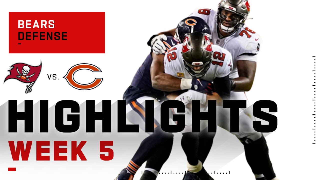 Bears Defense Shuts Down Brady & Bucs w/ 3 Sacks | NFL 2020 Highlights