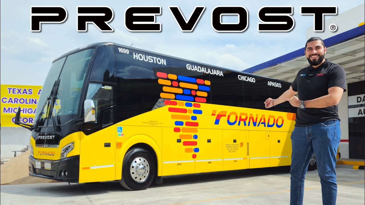 Un autobús IMPONENTE! | PREVOST H3-45 | Tornado Bus Company