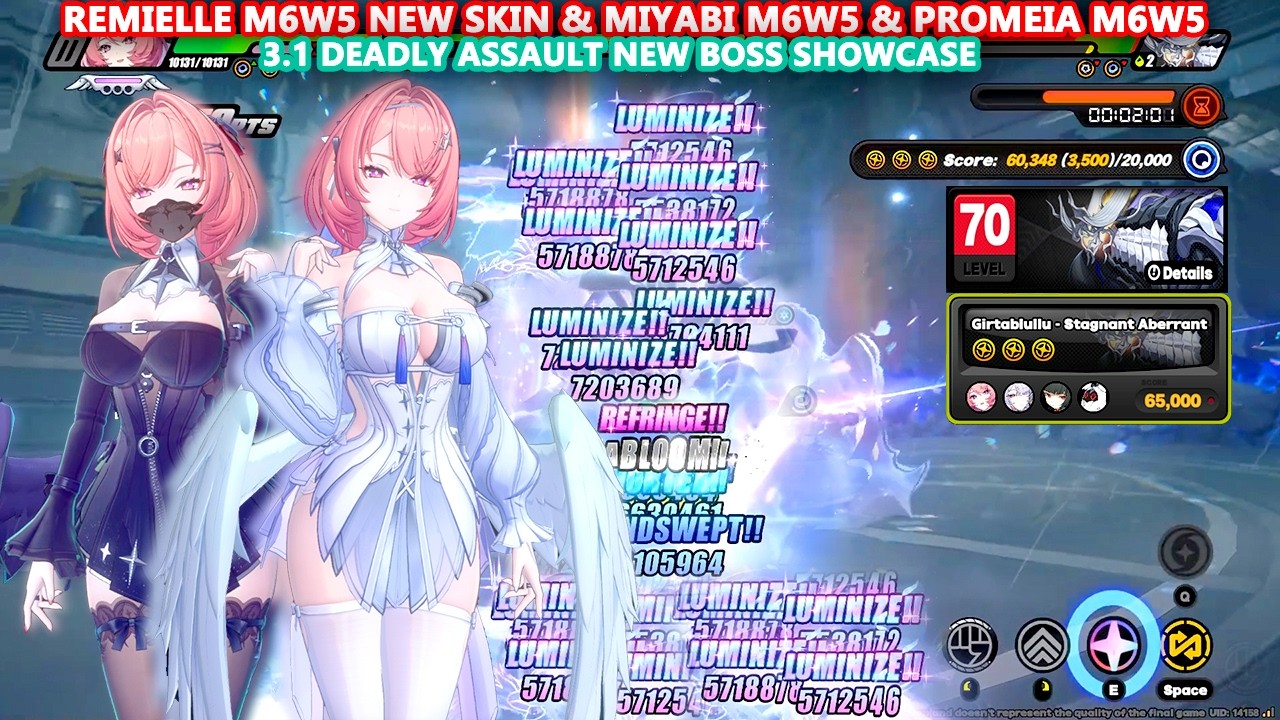 Remielle M6W5 New Skin & Miyabi M6W5 & Promeia M6W5 : 3.1 Deadly Assault New Boss Showcase