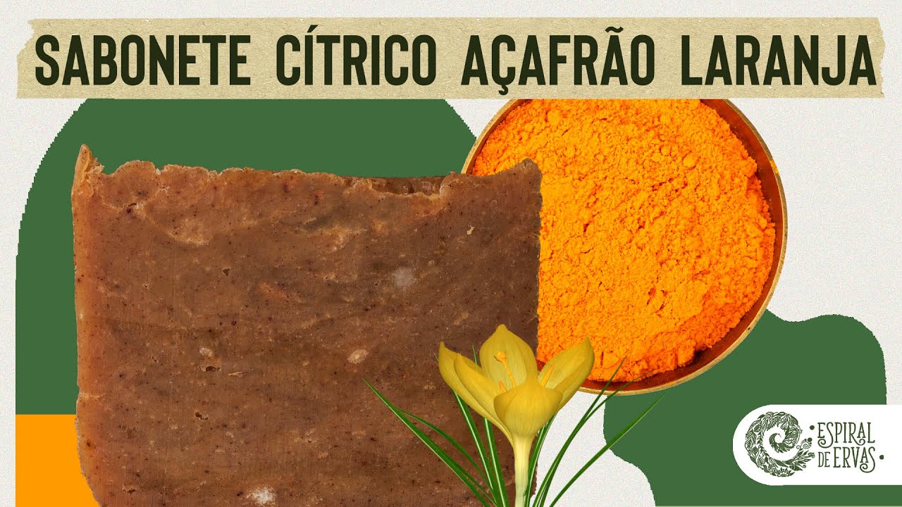 Sabonete Cítrico - Açafrão, Laranja e Grapefruit - HOT PROCESS