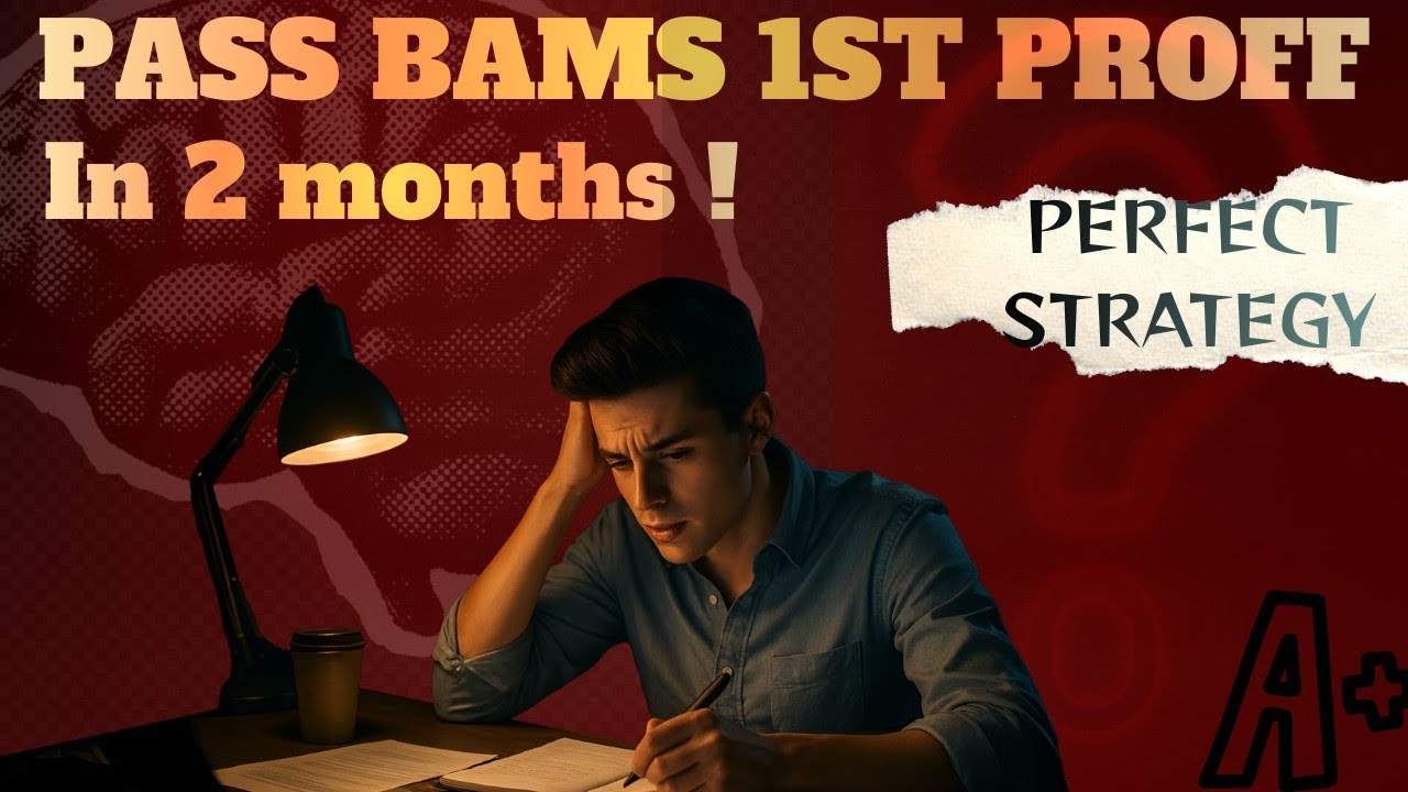 How to Pass BAMS 1st Prof in 2 Months | Complete Strategy for First Year BAMS Students #bams #exam 