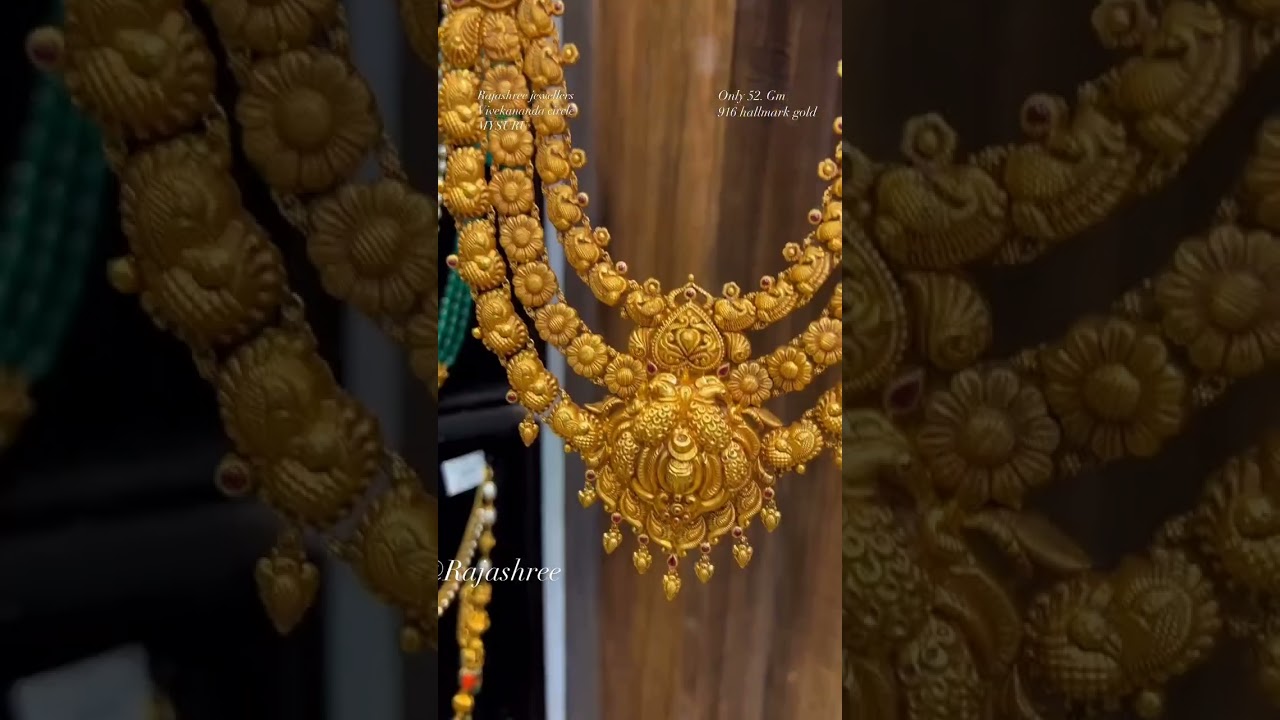 😍🤗 So Beautiful Traditional Look Antique Hara  52 grams| #shorts #trending #viralshort #necklace
