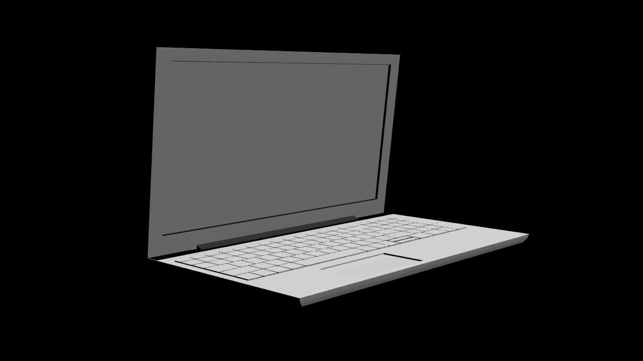 Laptop 💻 Modeling in Maya | Part - 01