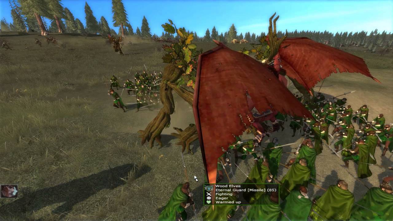 Call of Warhammer: Beginning of the End Times (wood elves vs chaos)