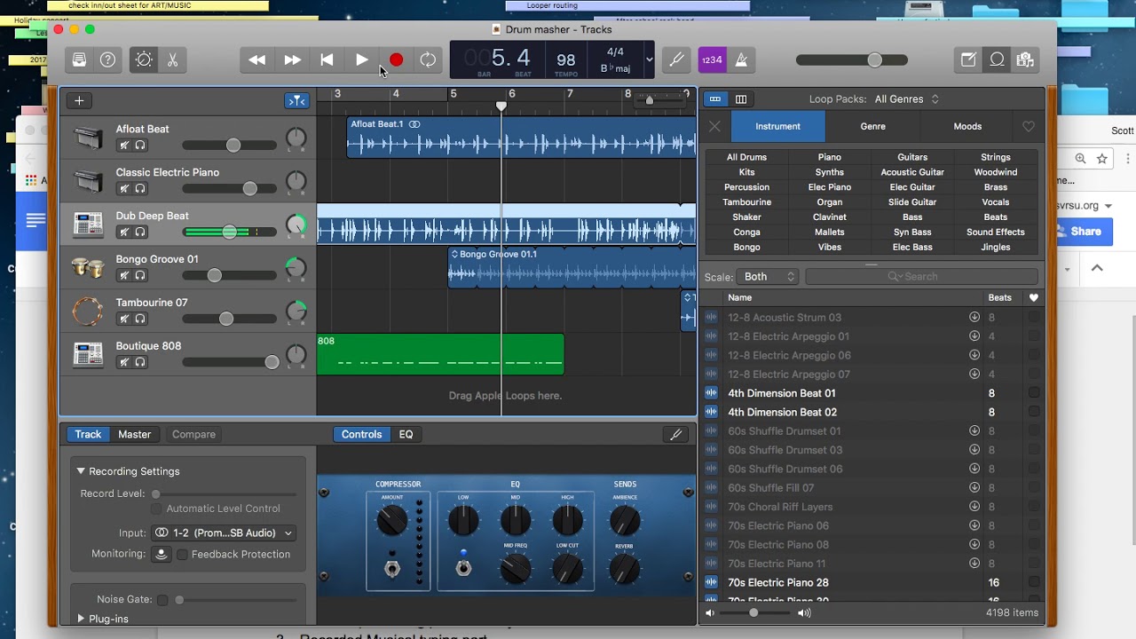 Sharing Garage Band project via airdrop