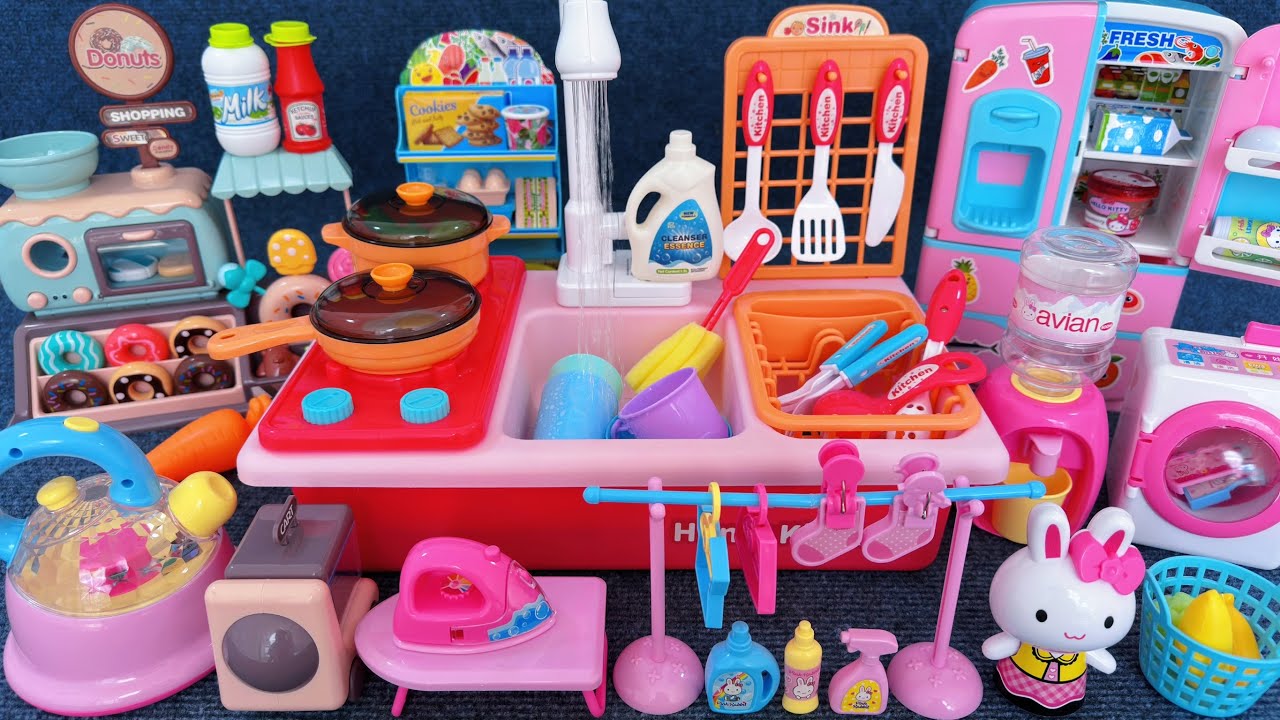 12 Minutes Satisfying with Unboxing Automatic Kitchen Appliance Playset ASMR | Review Toys