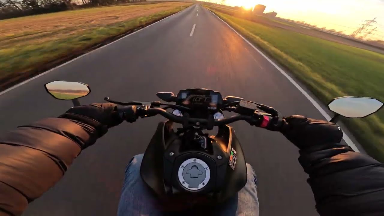 The first ride after 5 months | YAMAHA MT125 FULL AKRAPOVIC💥| POP, BANGS, CRACKLES 🔥 | POV 4K60fps