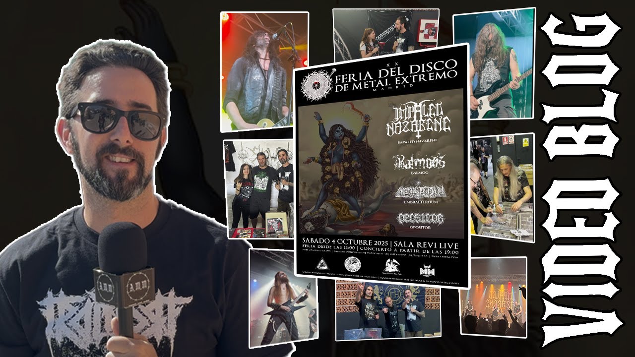 XX Feria del Disco de Metal Extremo Madrid | Sala Revi Live | 04/10/25 | Video Blog