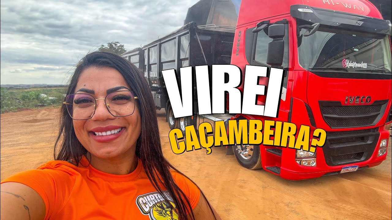 SÓ UMA VIAJADA DE CAÇAMBA … E JÁ NÃO DEU TEMPO DO BANHO KKKKK
