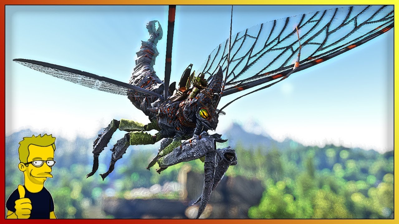 ARK Survival Evolved : New Creature  The Rhyniognatha - (The Sky Giga)