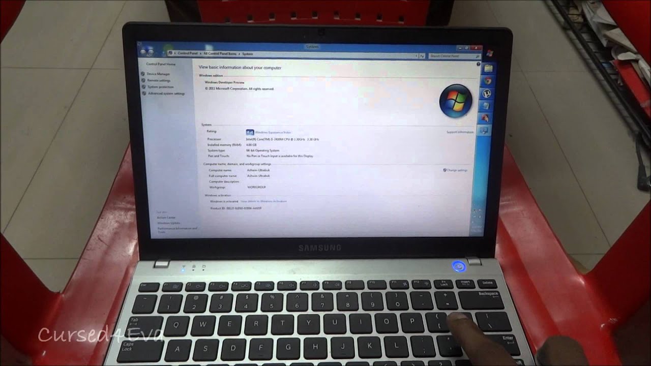 Samsung NP350 Series 3 12.5