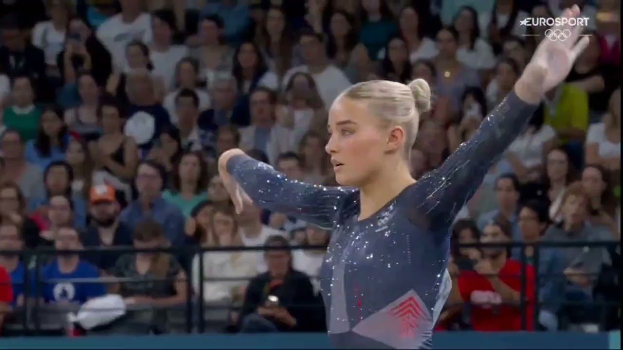Ruby Evans Floor Qualifications 2024 Olympics