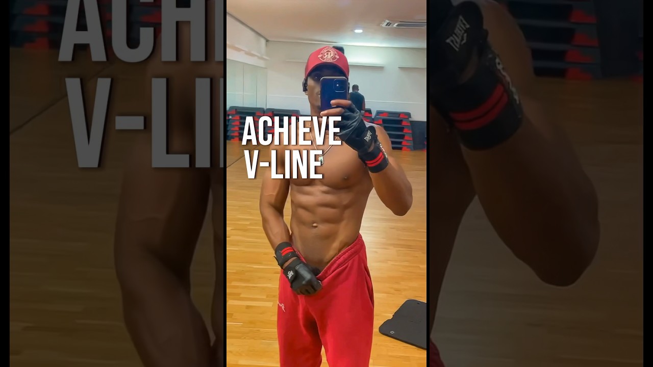 V - Line HACK #selfimprovement #vline #sixpackabs