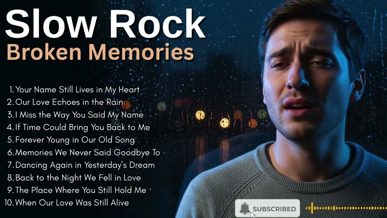Slow Rock 90s Playlist 🌙 Midnight Nostalgia Collection
