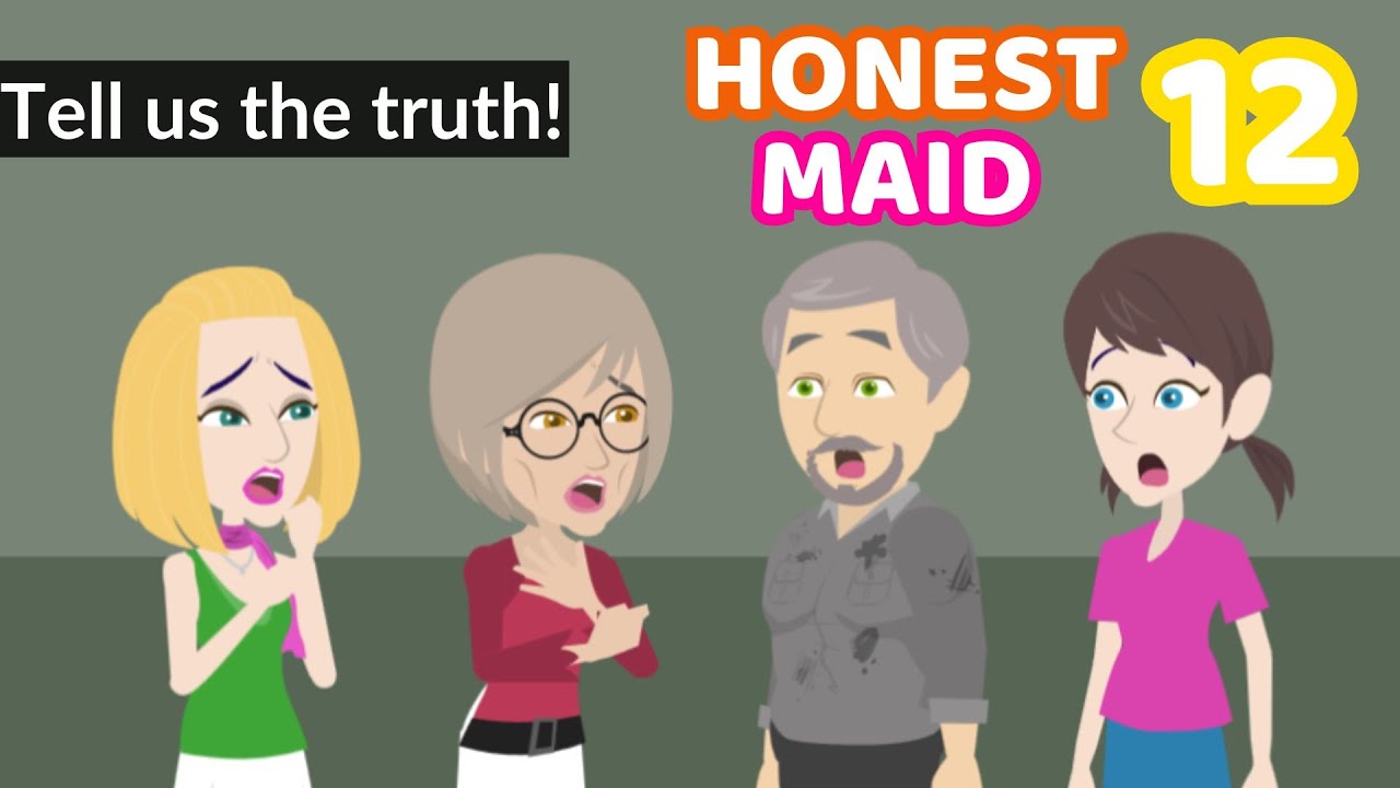 Honest Maid Ep 12 - Animated English Drama Story - English Story 4U