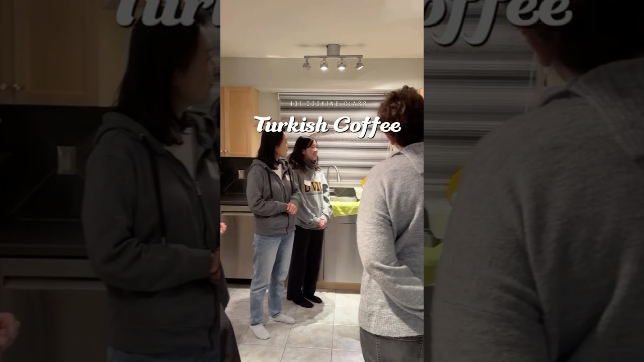 IDI Cooking Class - TURKISH COFFEE #love #colors #culture