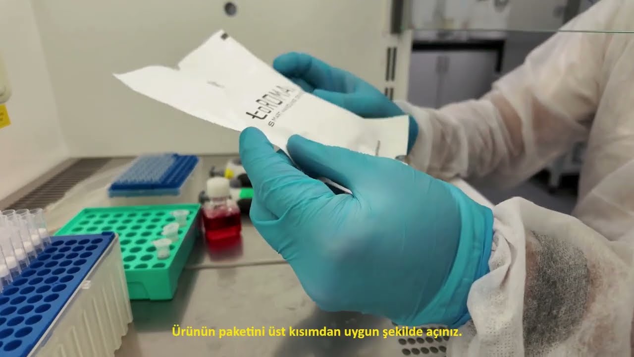 toROMAN MİKRO AKIŞKAN SPERM AYIKLAMA ÇİPİNİN ENJEKTÖR İLE KULLANIM VİDEOSU