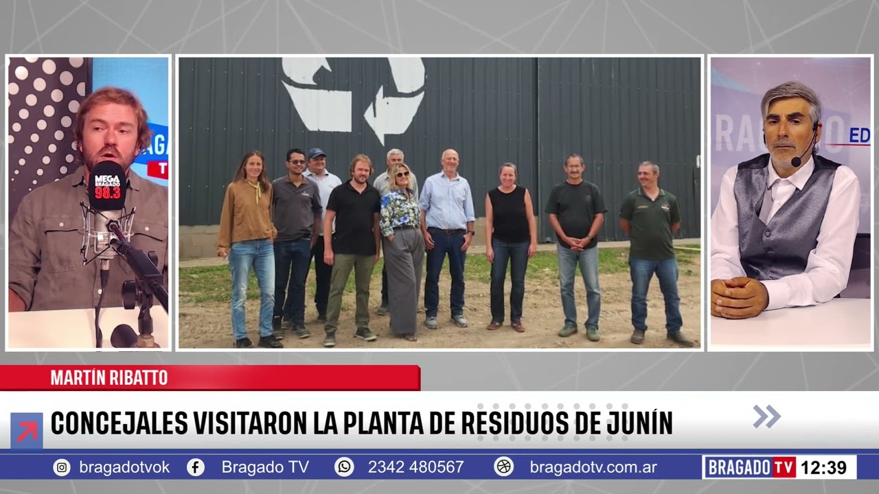 CONCEJALES VISITARON LA PLANTA DE RESIDUOS DE JUNÍN