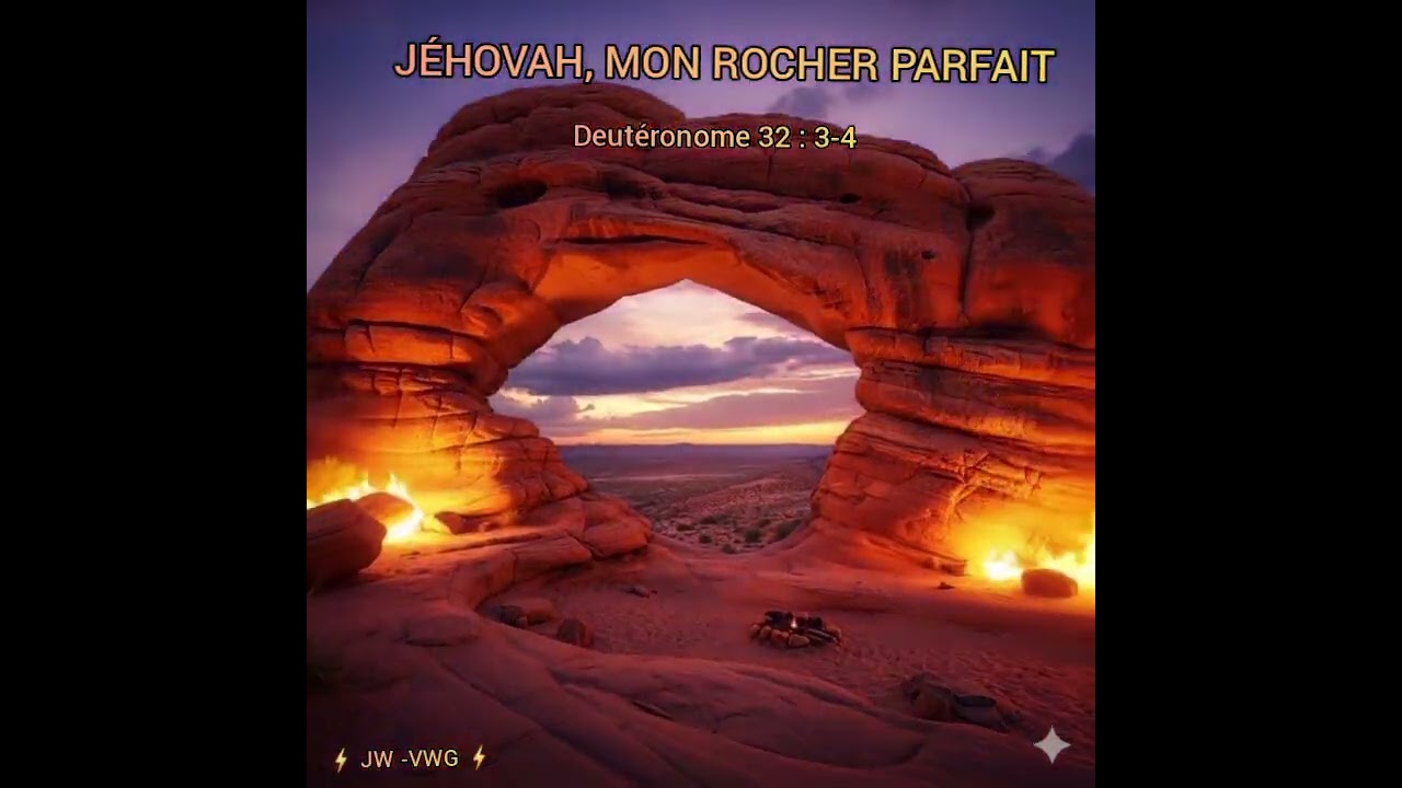 JÉHOVAH MON ROCHER PARFAIT !                           (  Composition originale VWG )