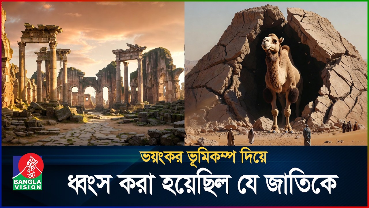 ভয়ংকর ভূমিকম্প দিয়ে ধ্বংস করা হয়েছিল যে জাতিকে | সালেহ (আ) | নবীদের গল্প | পর্ব-০৬ | BanglaVision