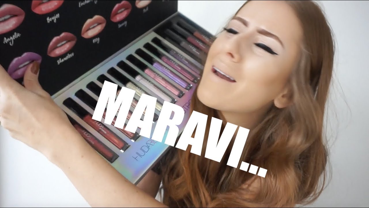 Testando os Batons Novos da HUDA BEAUTY