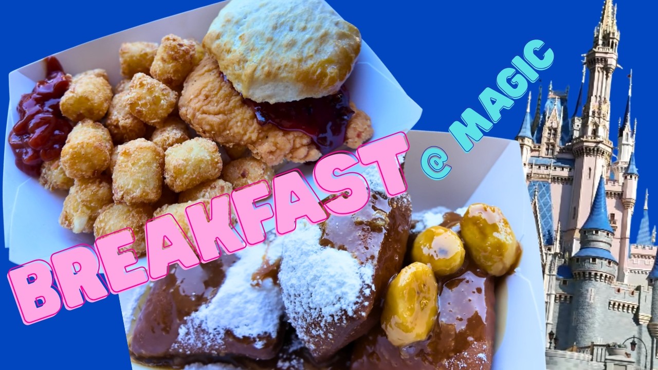24 Hours of Travel to Disney World?! Jet Lagged Morning at Magic Kingdom + TRON & Breakfast