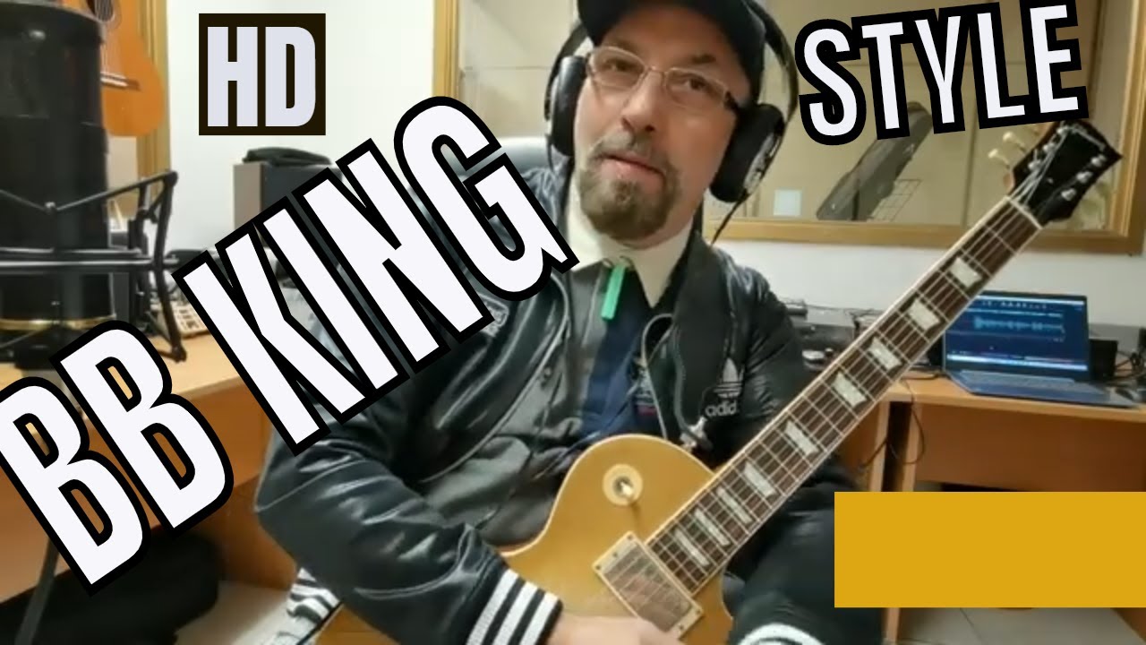 BB King Style tutorial gibson standard guitar lesson arpeggio add9