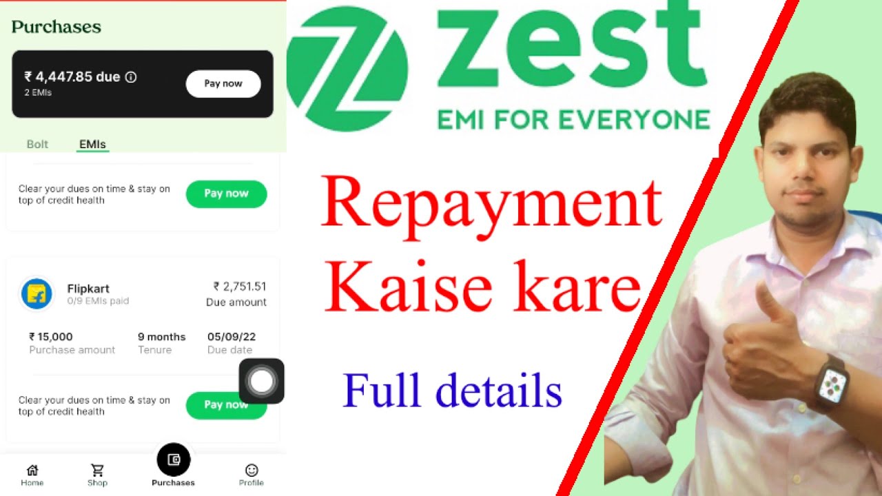 ZestMoney Loan Repayment Kaise Kare || ZestMoney EMI Payment Kaise Kare