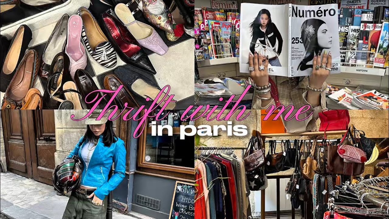 i flew to paris just to go thrifting