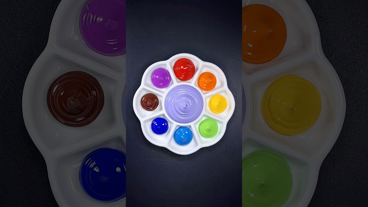 Dahlia Purple VS all Colors = ? #colormixing #colorzara #shots