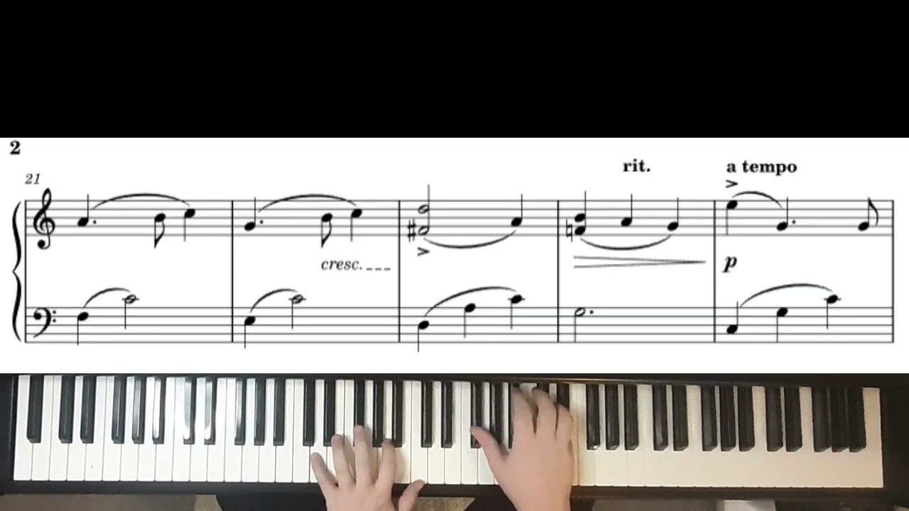 Freidrich Baumfelder - Das Kind ist mude from Album fur Anfanger des Clavierspiels Op 215