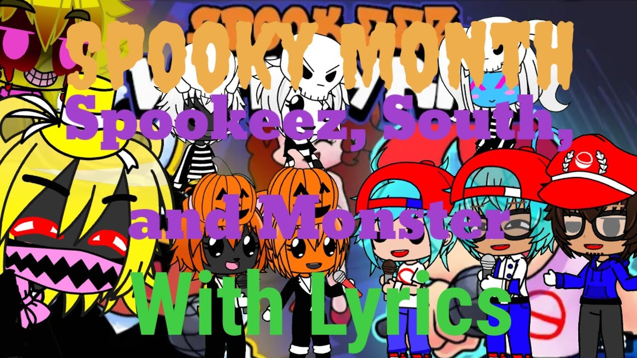 The Ethans + Fnf React To:(Spookeez, South, Monster) With Lyrics by RecD (Sorta Remake) (Gacha Club)