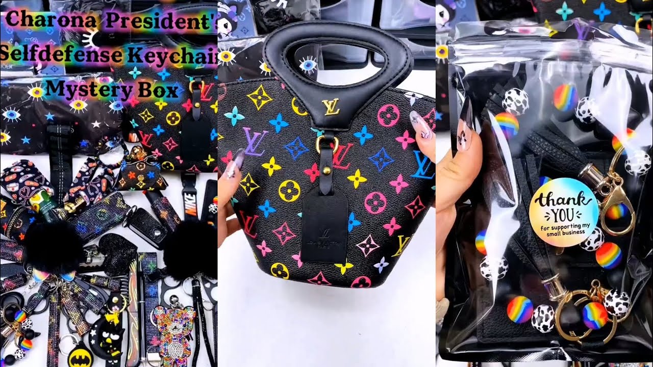 Black LV Set😱Huge 40 scoop order packing| Satisfying ASMR| Selfdefense & Cutebag| Enjoy💋